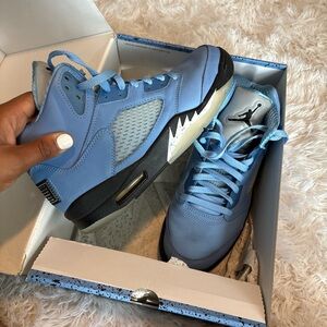Jordan Men’s Sneakers in University Blue and Black